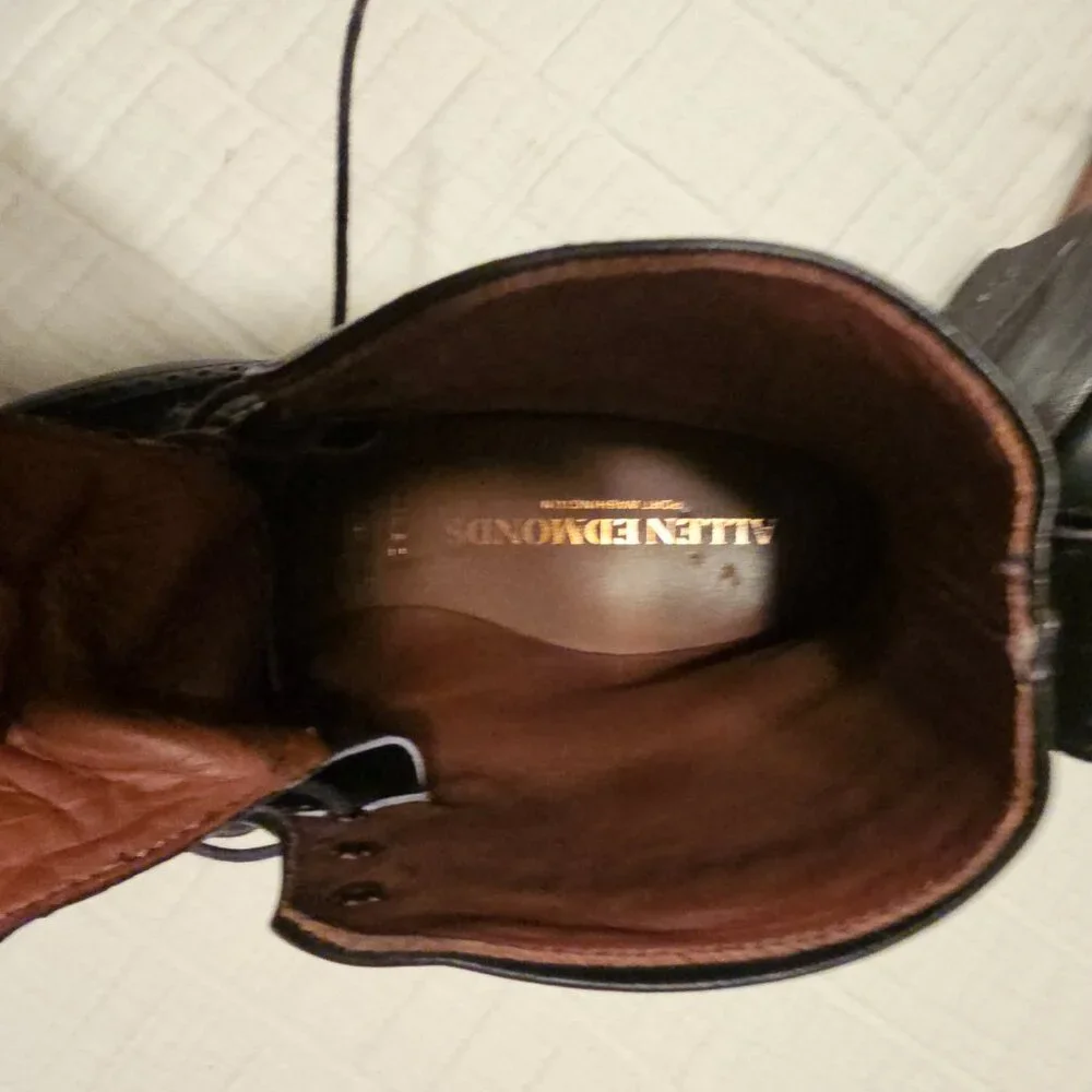 Allen Edmonds Black Dalton Leather Dress Boot